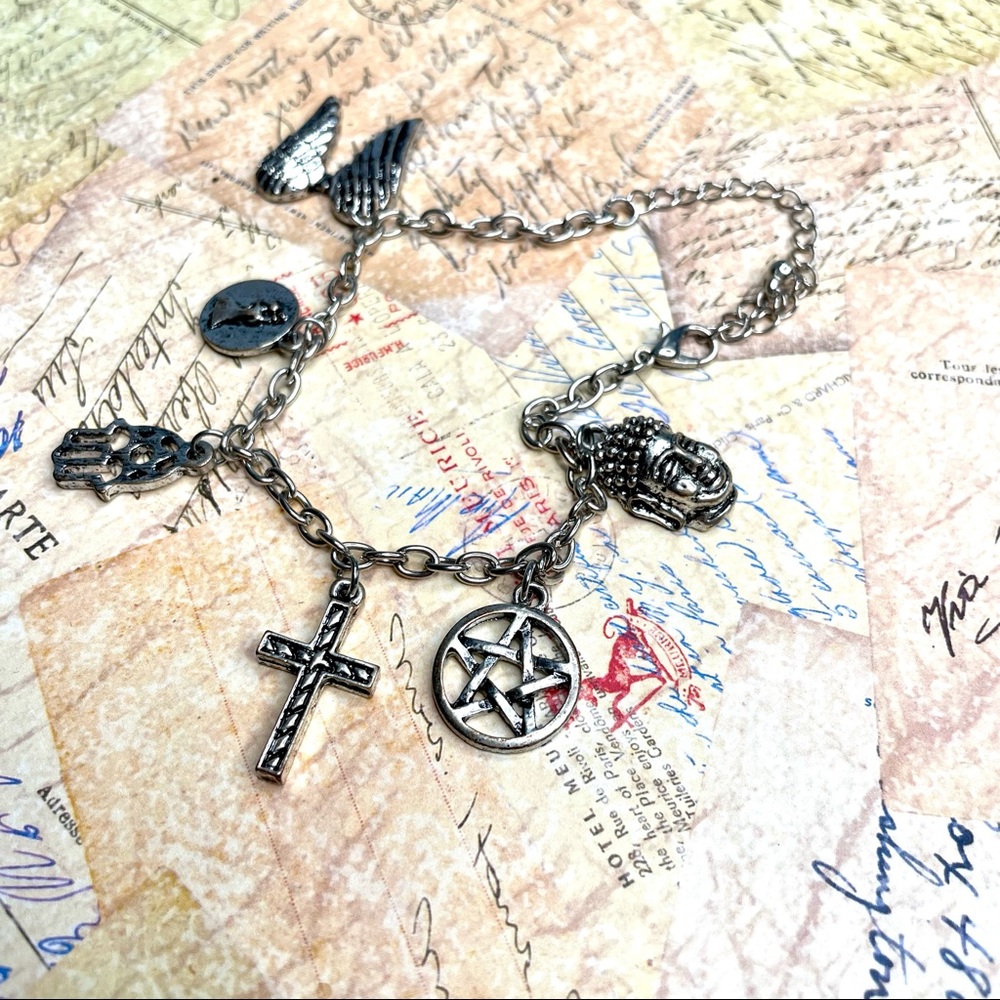 Supernatural Inspired Charm Bracelet